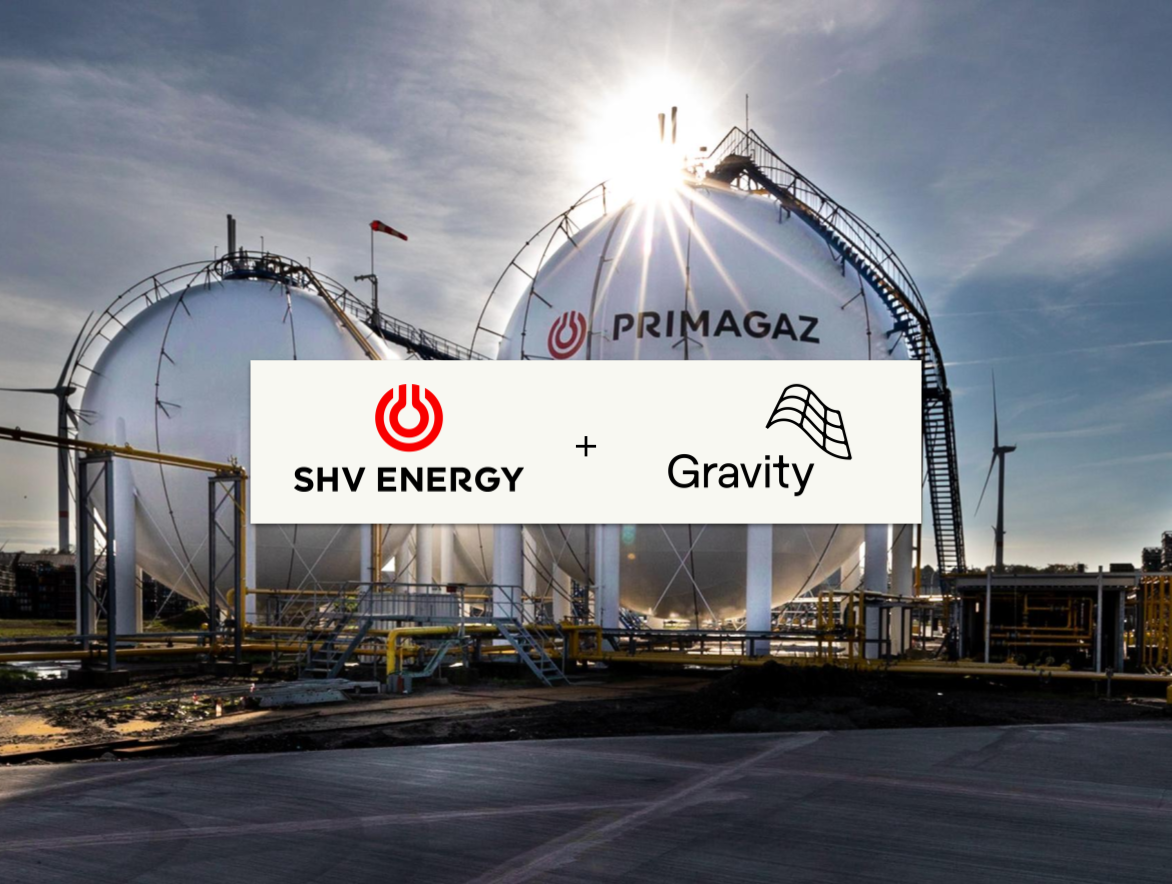 Logos of SHV Energy and Gravity Climate to symbolize a new partnership